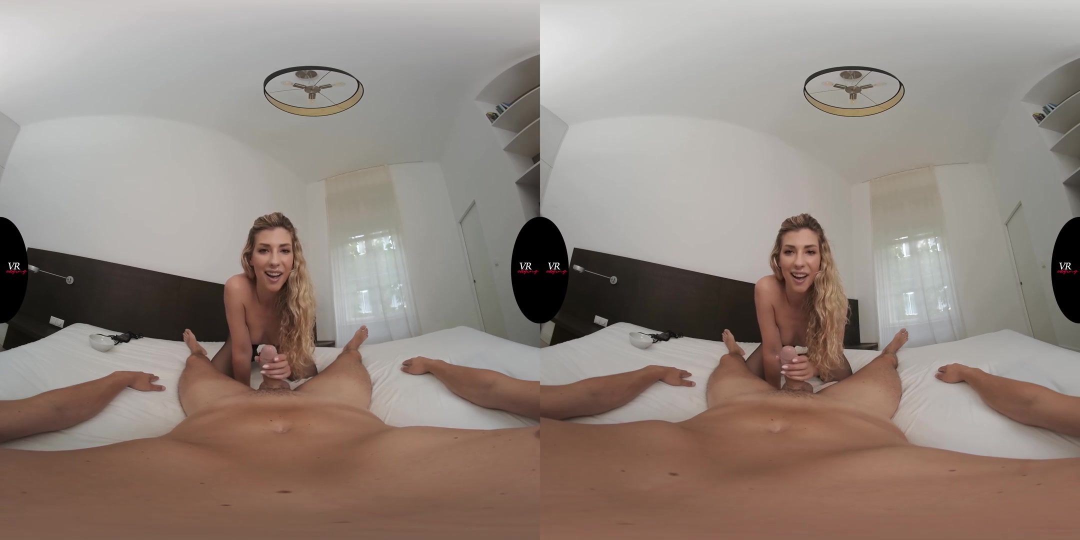 Shona Helps You To Relax - Blonde Slut Strokes and Sucks your Cock While Edging You