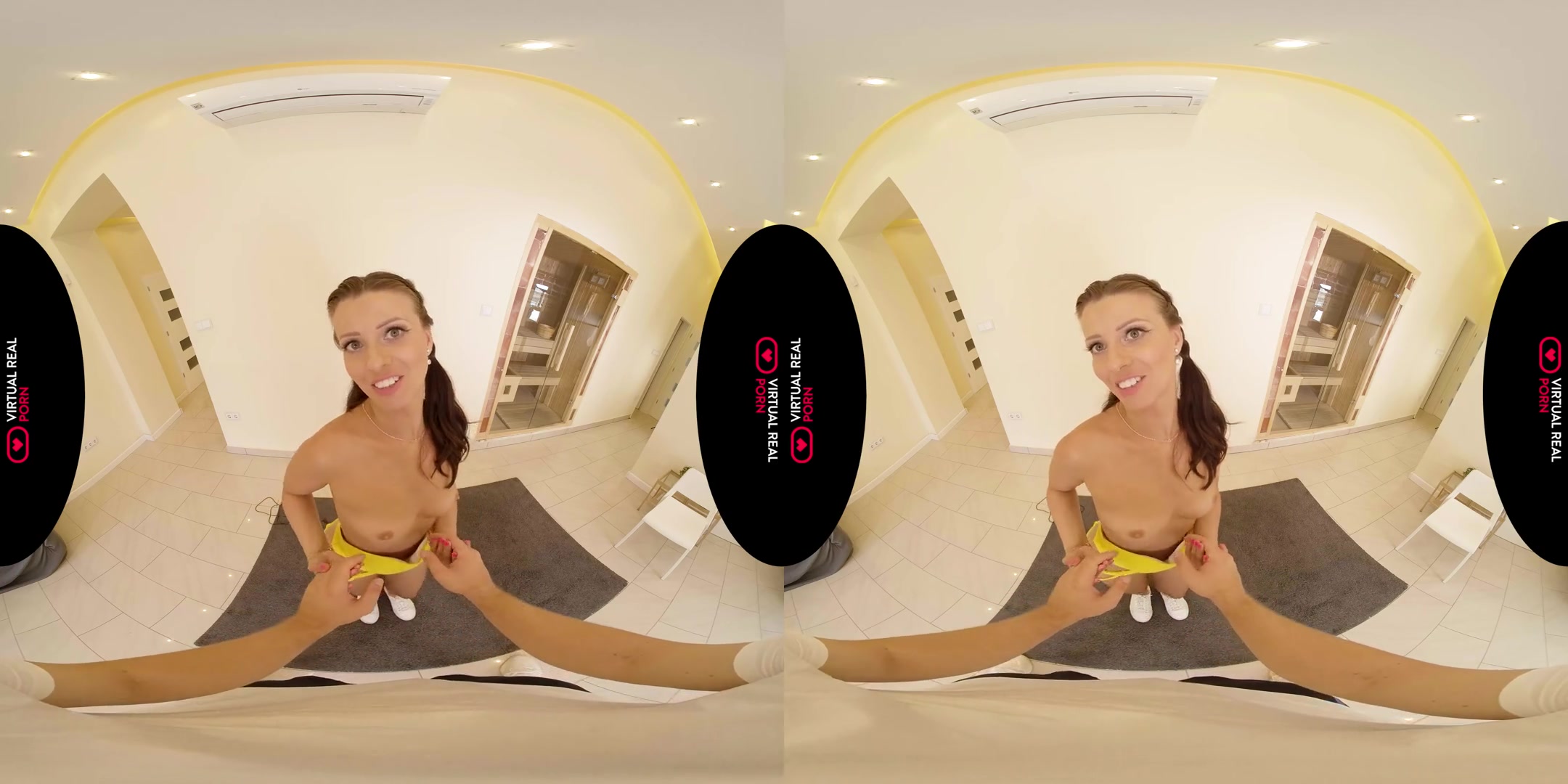 Jumping Rope - teen 18+ Virtual Girlfriend Stretching and Fucking