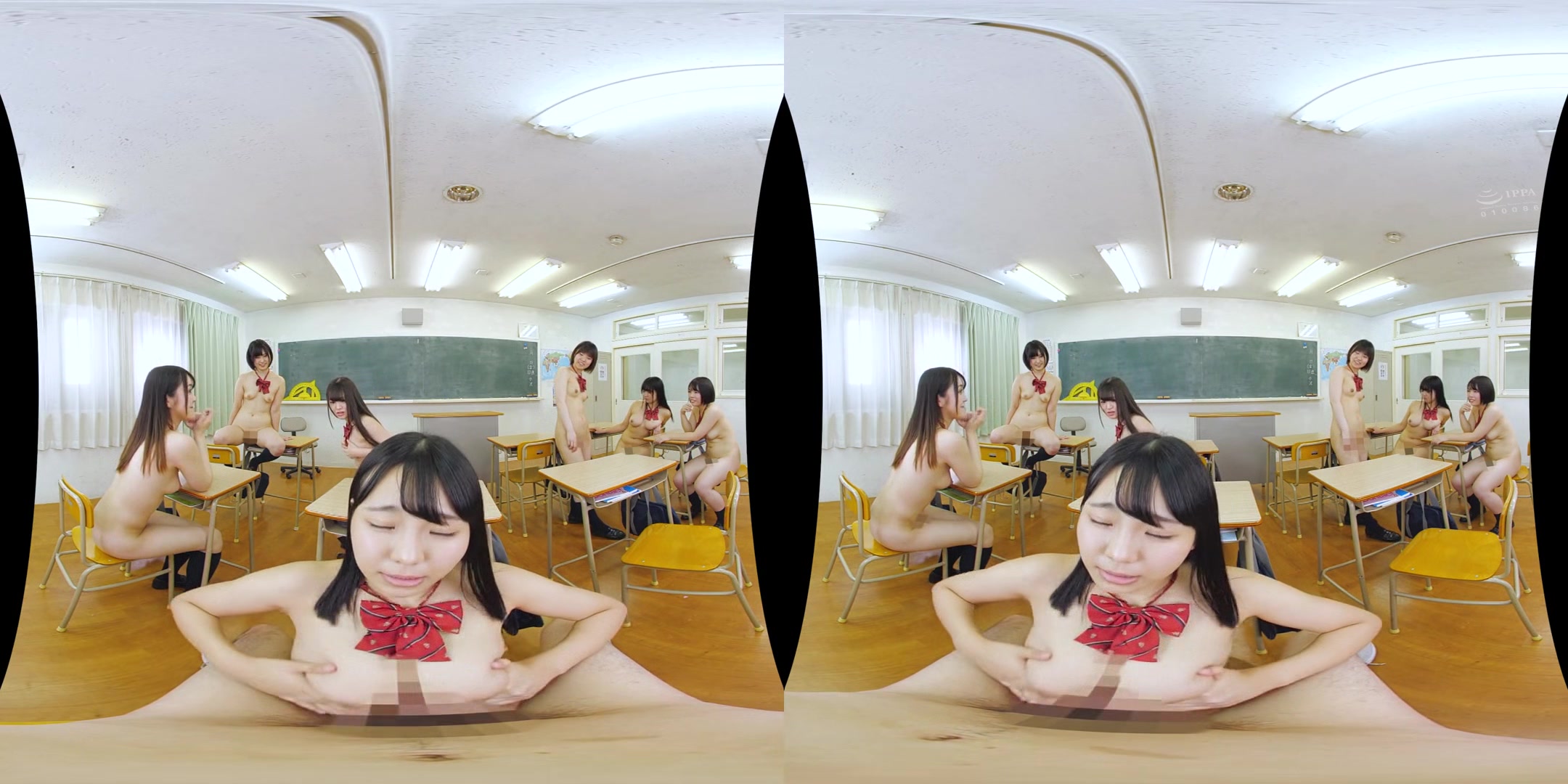Today is Naked Day?! Her New School She Transferred To; Busty Teen Japanese Schoolgirl Fucked in Class