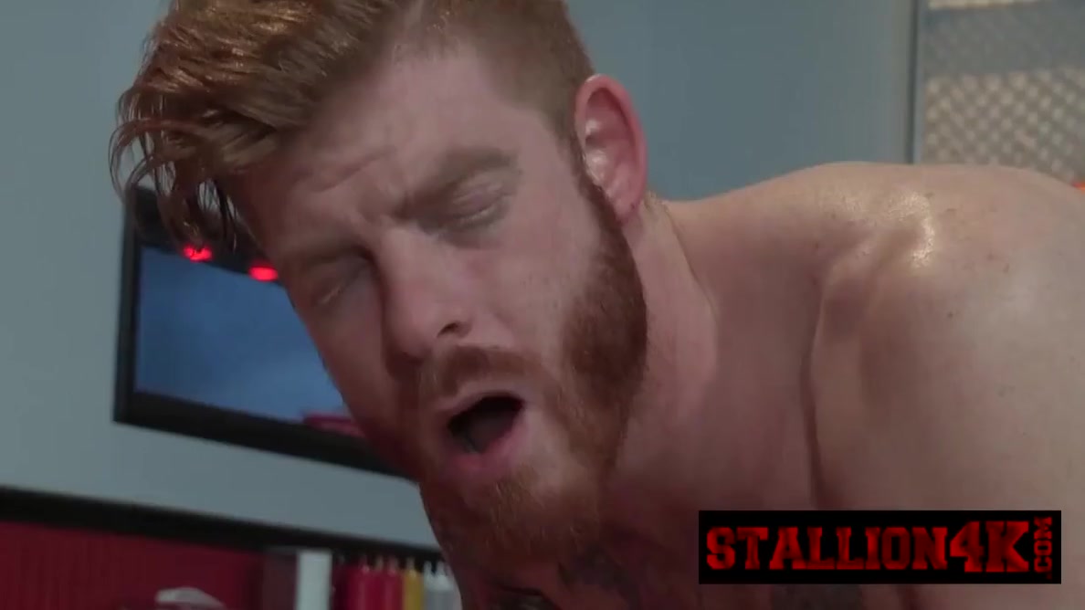 Interracial Muscle Stud With Red Hair Takes On Ebony Fake Twins Big Black Cock