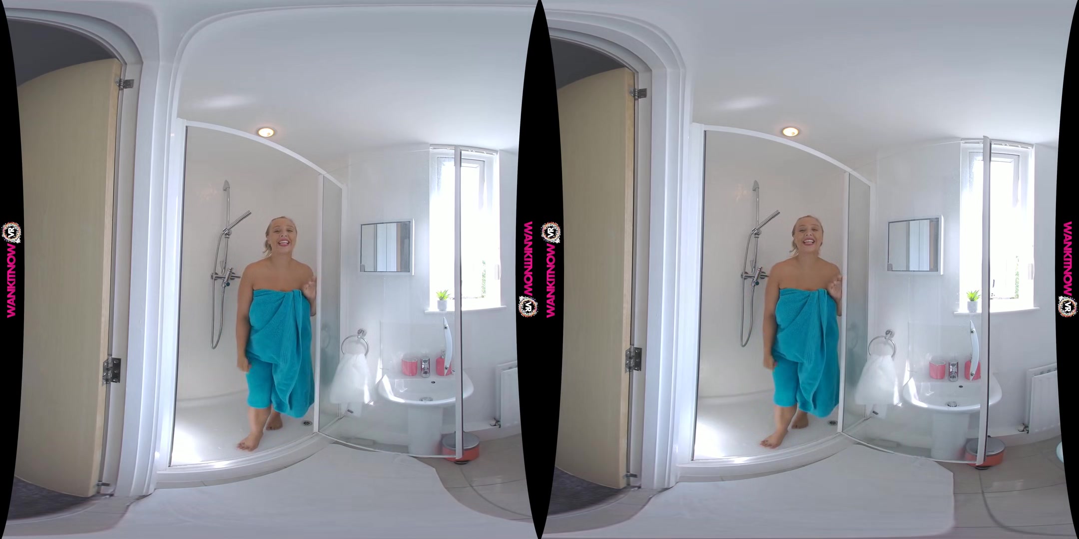 Soapy & Slippery - Busty Beth Getting out the Shower Solo