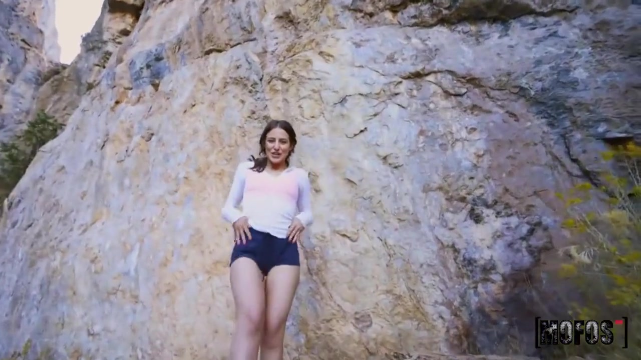 Hiker Hottie Aubree Facialed All Over Pov