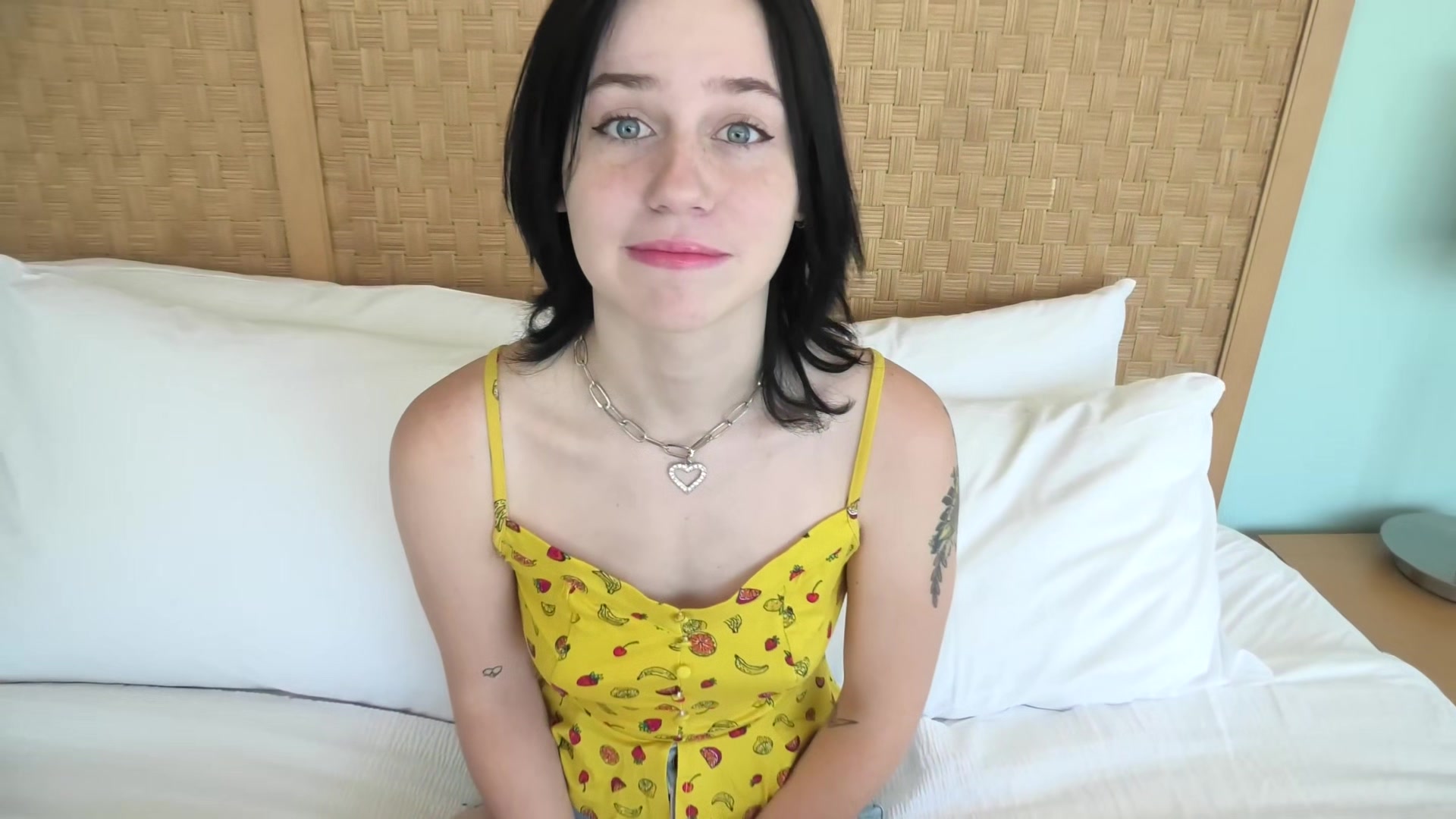 This very cute and petite blonde with a trimmed cunt gets fucked