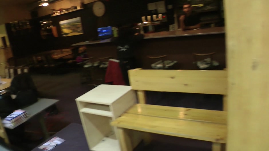 Mea Malone got her twat fucked in a public diner