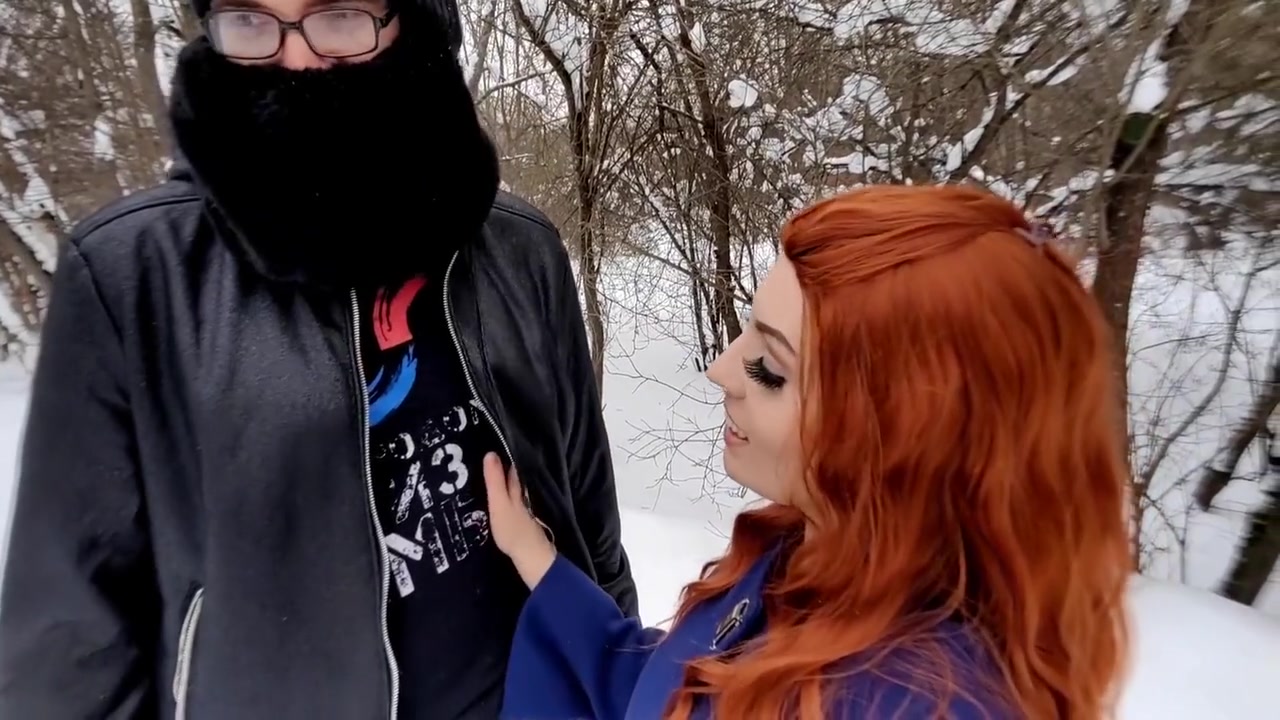 Walked In The Park In Winter Undressed And Sucked A Stranger