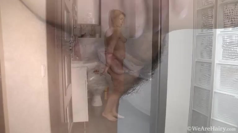 Artesmesia strokes her hairy body and masturbates - Compilation - WeAreHairy