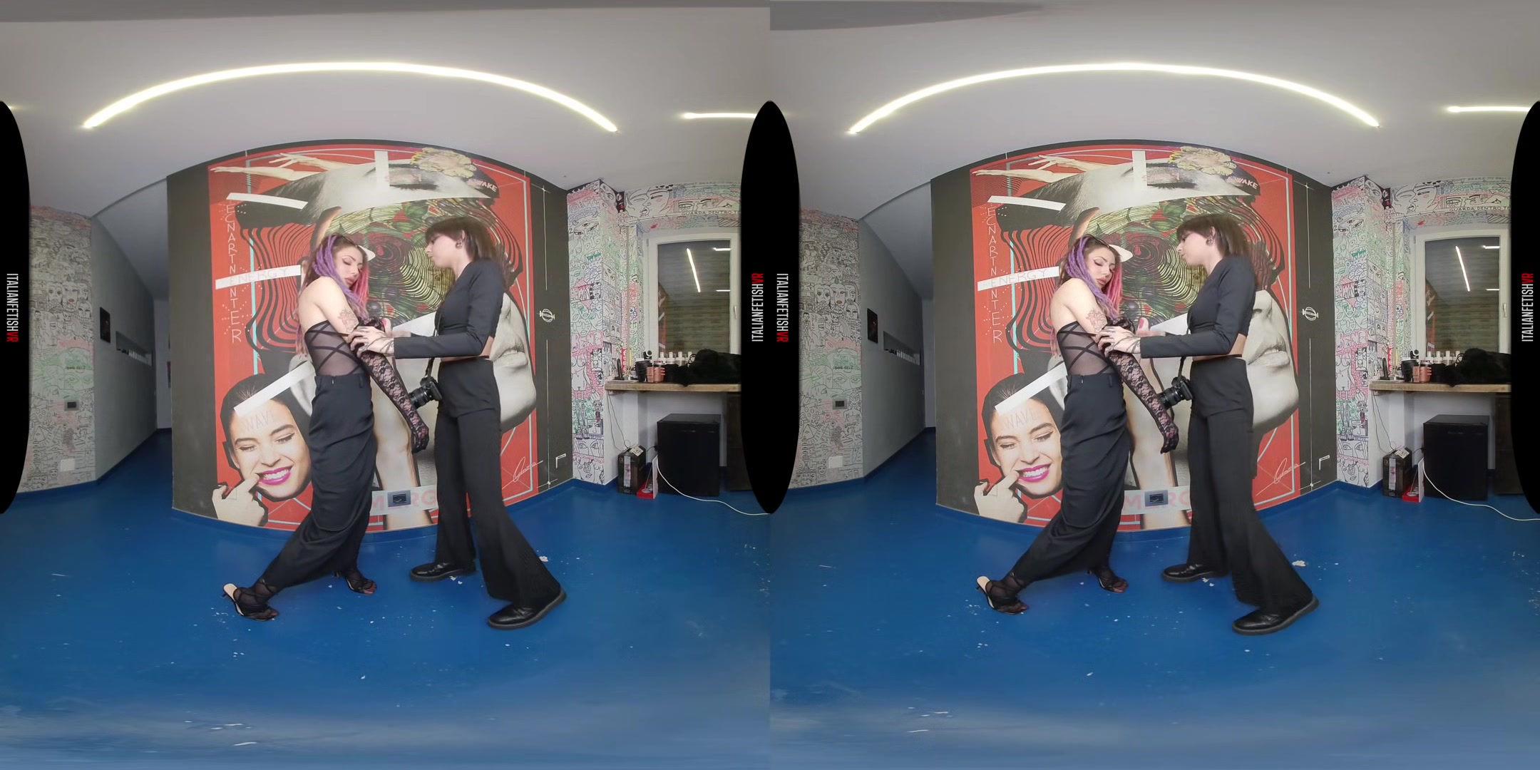 Lesbian Girlfriends Shooting - Italianfetishvr