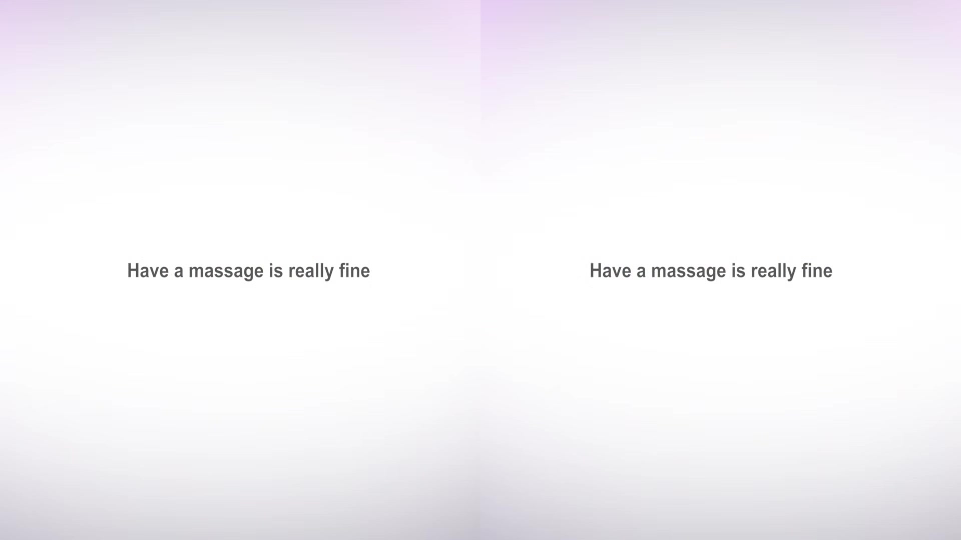 Girlfriend massage