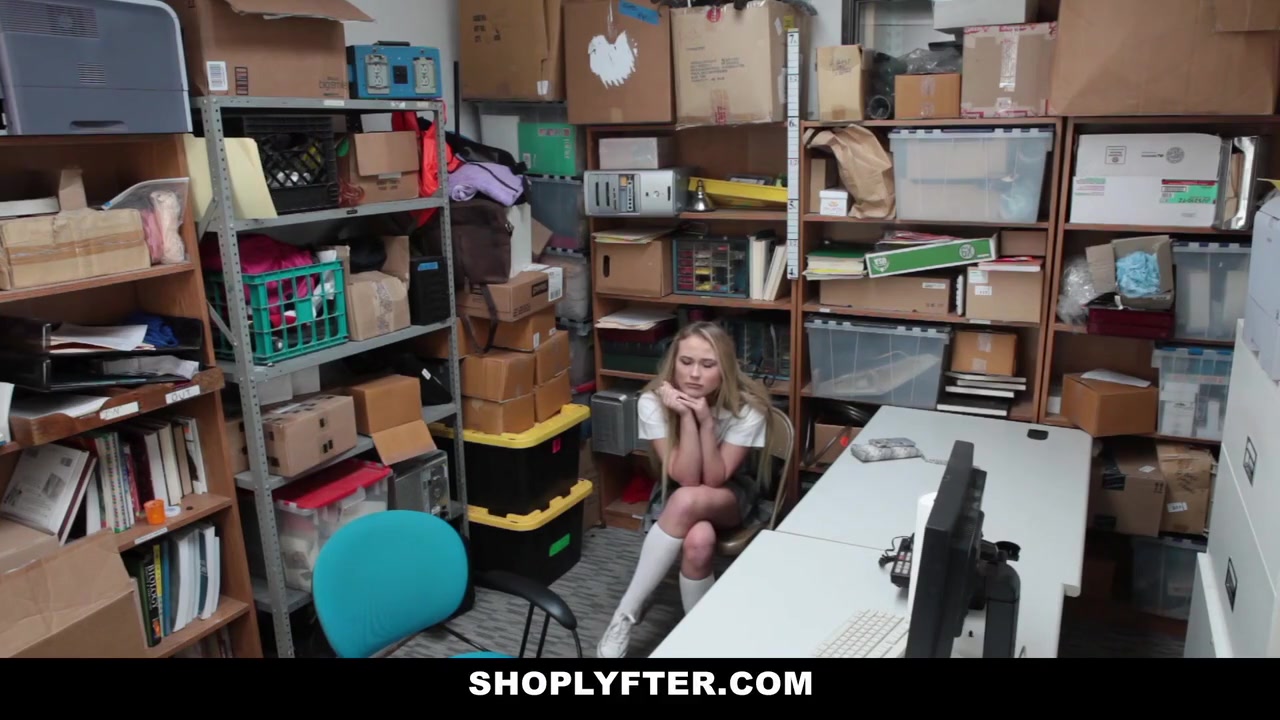 L In teen 18+ In A College Uniform Rammed For Stea