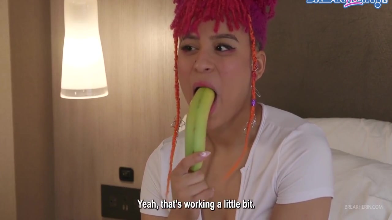Pretty Young Black Girl Stuffs Banana In Ass Dick In Pussy 4 Min