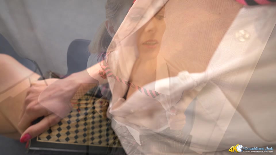 Leah in Don't Have Time For Detention - DownblouseJerk