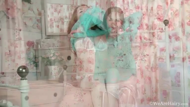 Tanita strips and masturbates by her laptop - Compilation - WeAreHairy