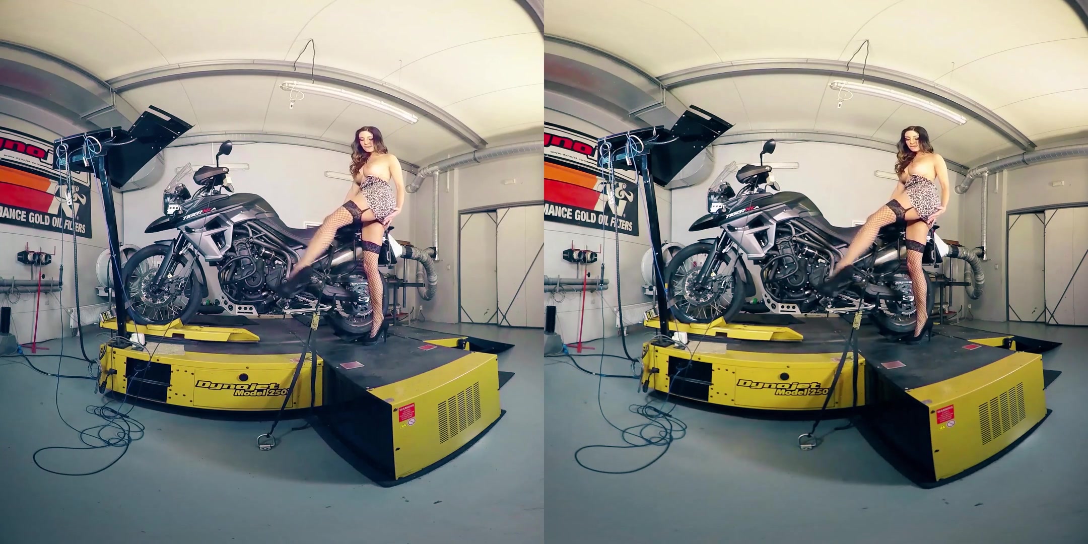 Rachel Evans in Rachel Evans Naked on her Motorcycle - BravoModelsMedia