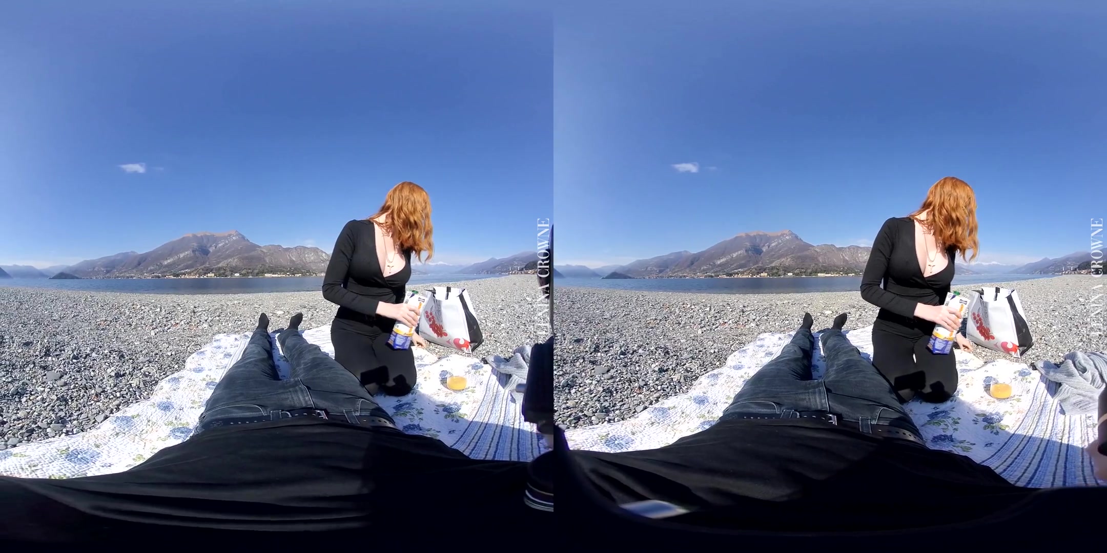 Lakeside Picnic with a Blowjob - SexLikeReal