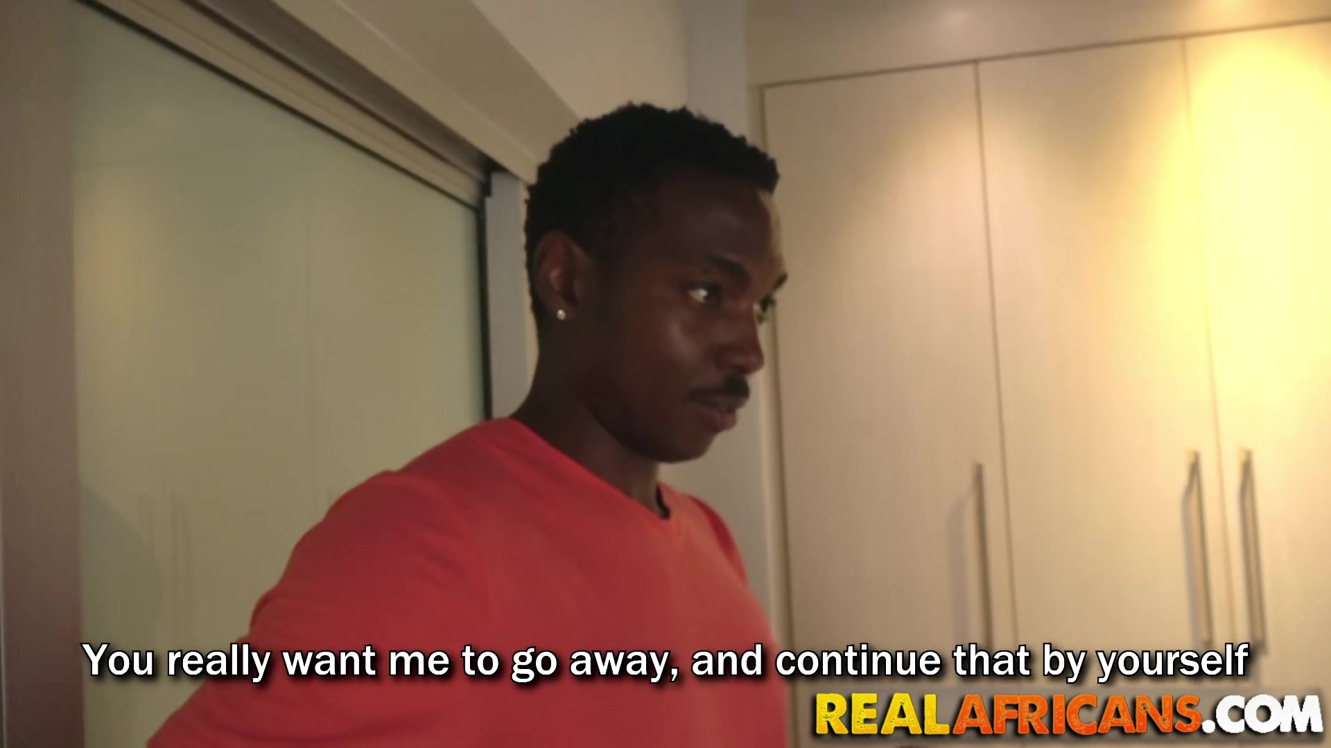Pervy black guy caught stepsis fingering