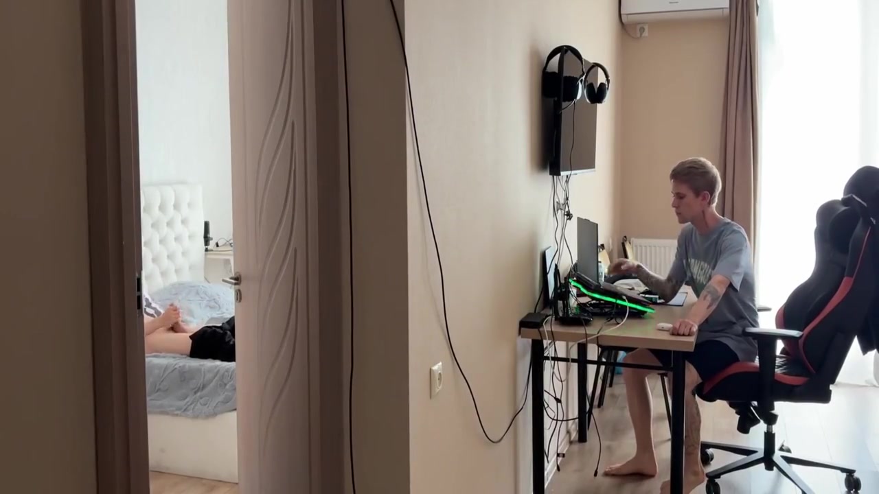 Ethan Lestray And Max Gen - Friend Caught Me Jerking Off, Deep Throat Blowjob And Tight Ass Fuck 10 Min