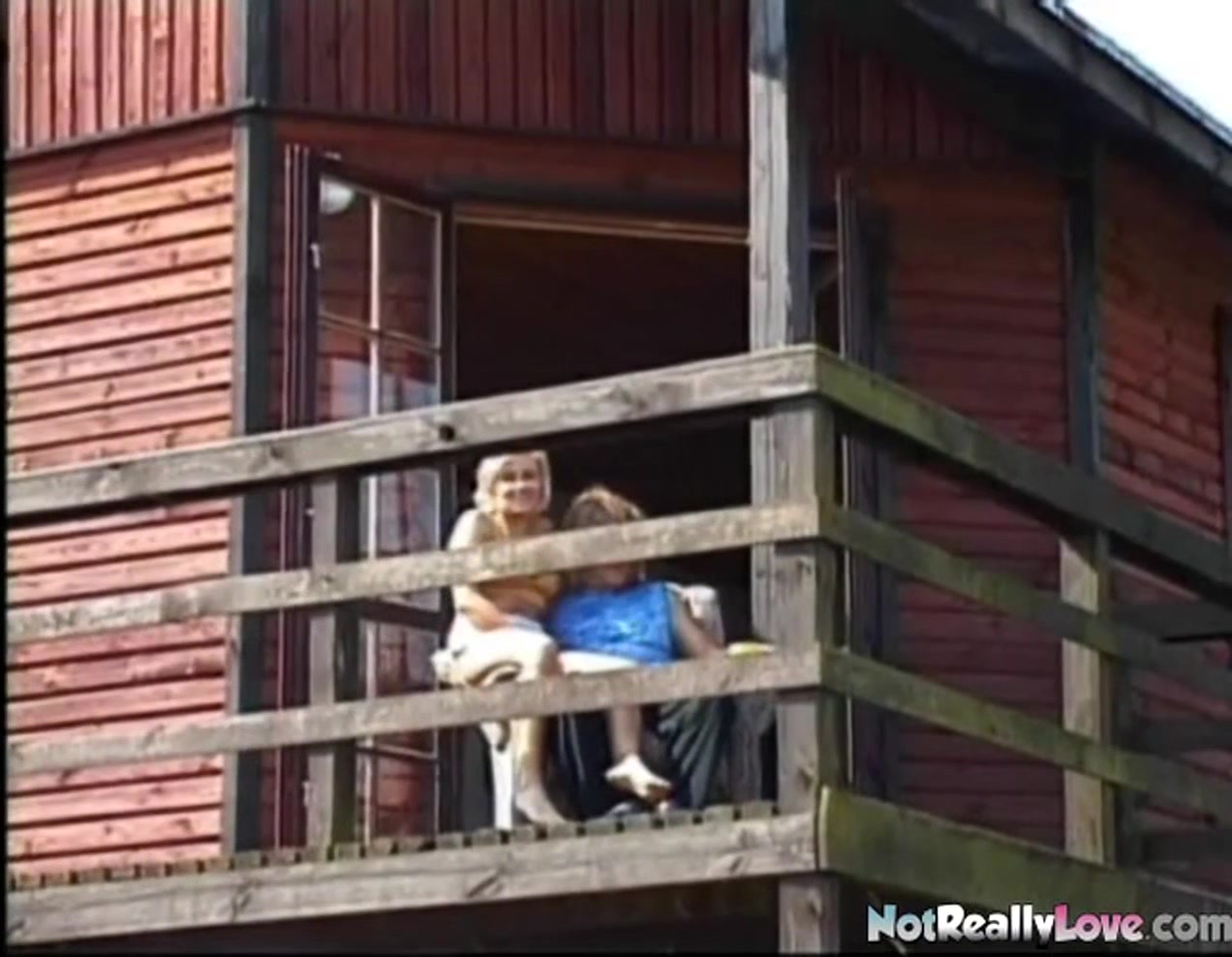 Hot busty outdoor blonde fucked on the farm