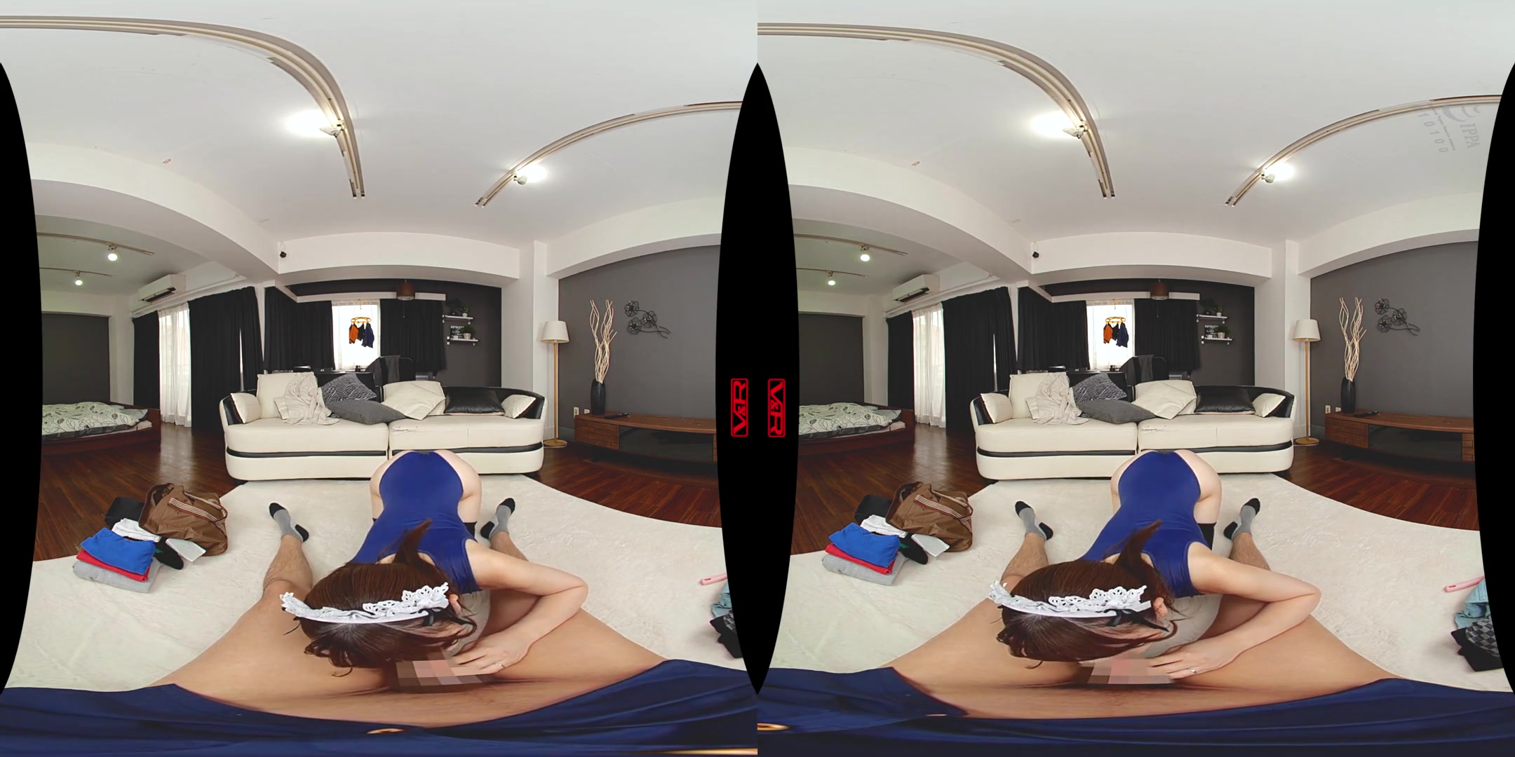 I Called My Housekeeper and Met a Big-Ass Married Woman in a Swimsuit!; Round Ass Curvy Japanese Babe