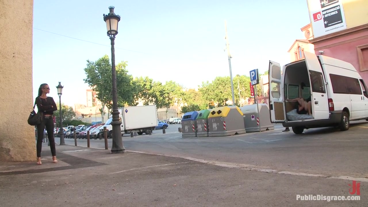 Spanish Hottie Naked and Fucked in Public