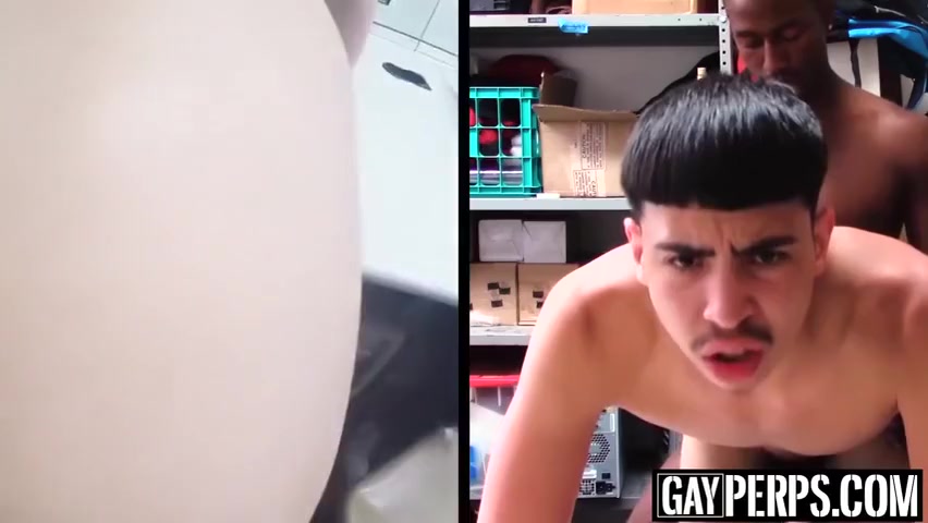 Young Thief Receives Interracial By Hung Officer2