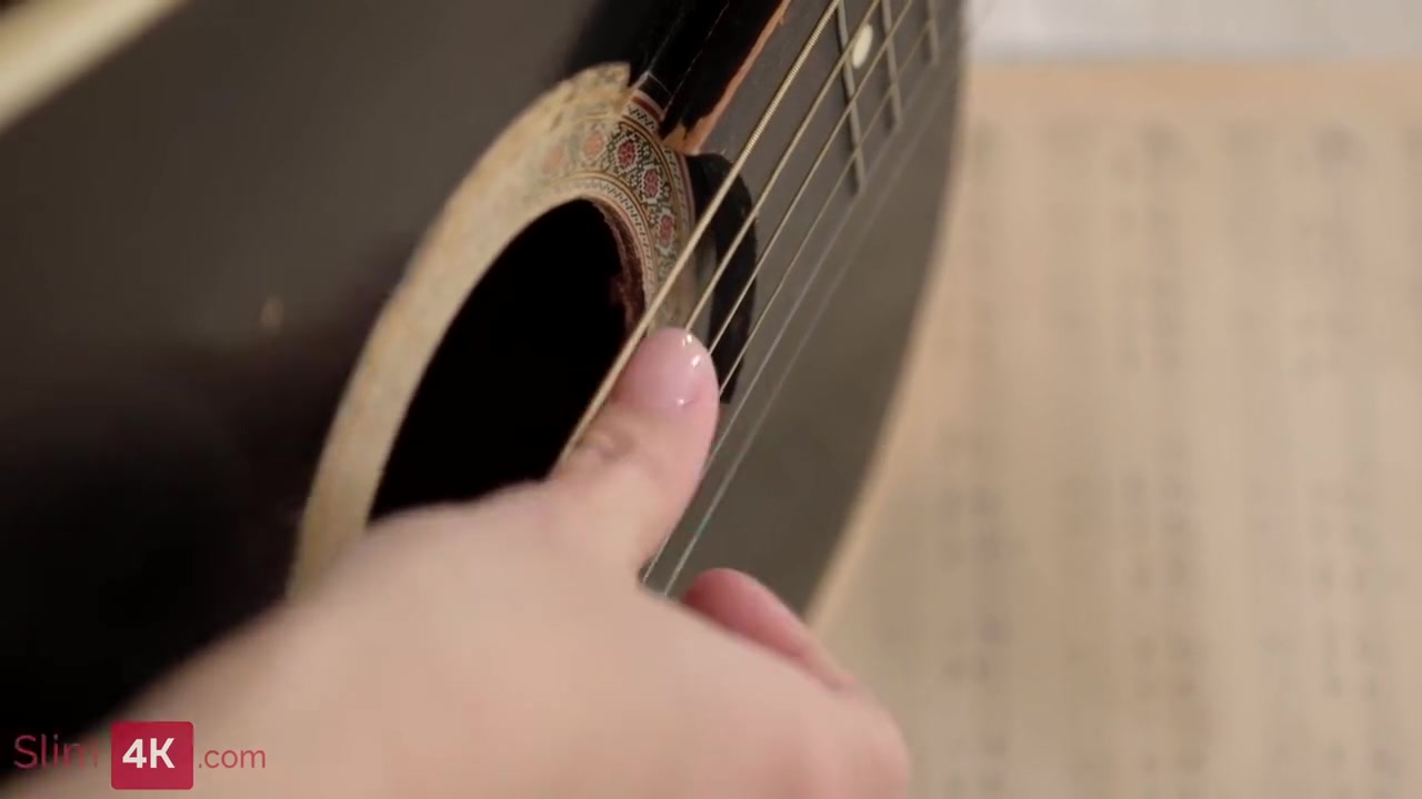 Christafeer Robien And Ashly Rabbit In Playing Guitar As A Prelude To Sex