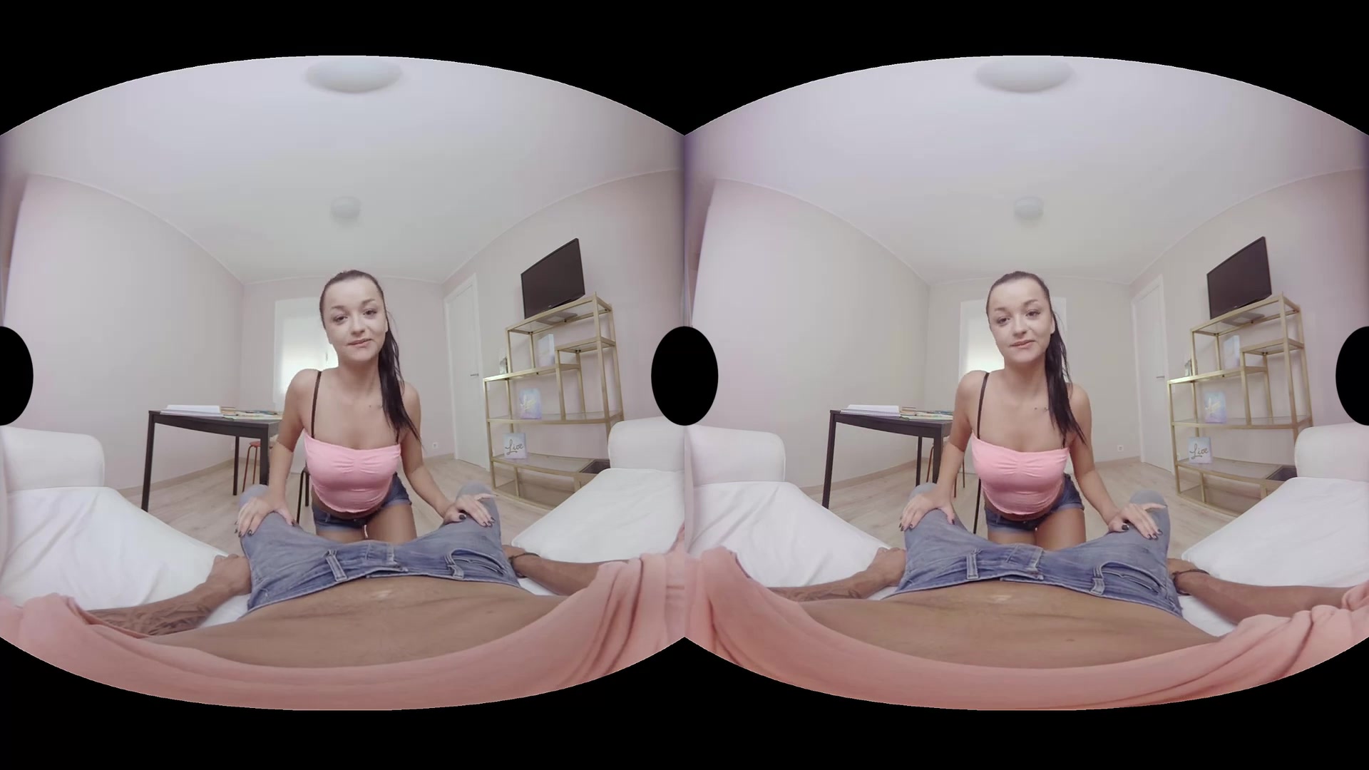 Daphne Klyde Juan Lucho in English student 18+ - VirtualRealPorn
