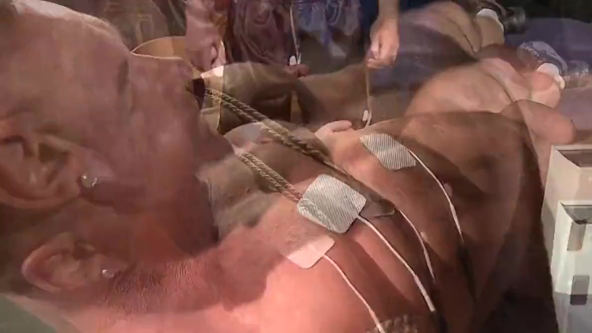 Receives Electro Stimulation While Bound In 3way - Adam Rogue