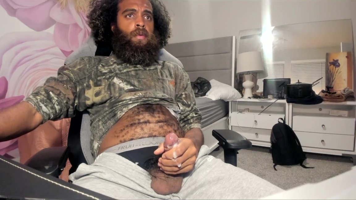 Hairy Sexy Thick Cock With Rock Mercury
