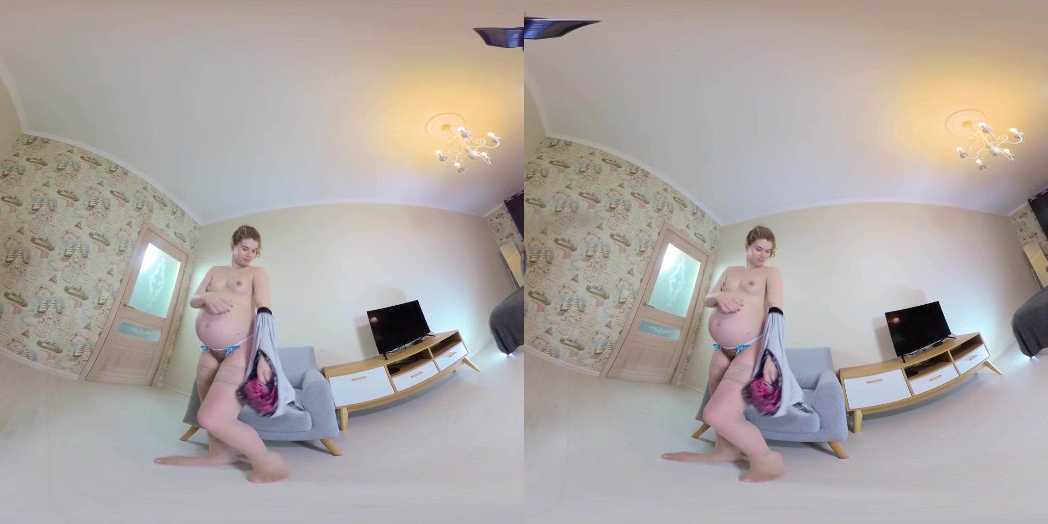 Pregnant Home Alone