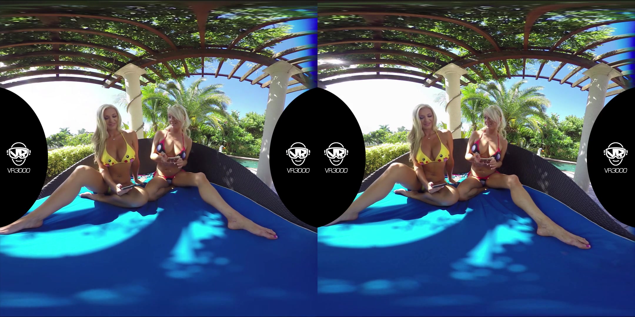 Savannah Lace & Tasty Tiffany in PokeGirl Go - VR3000