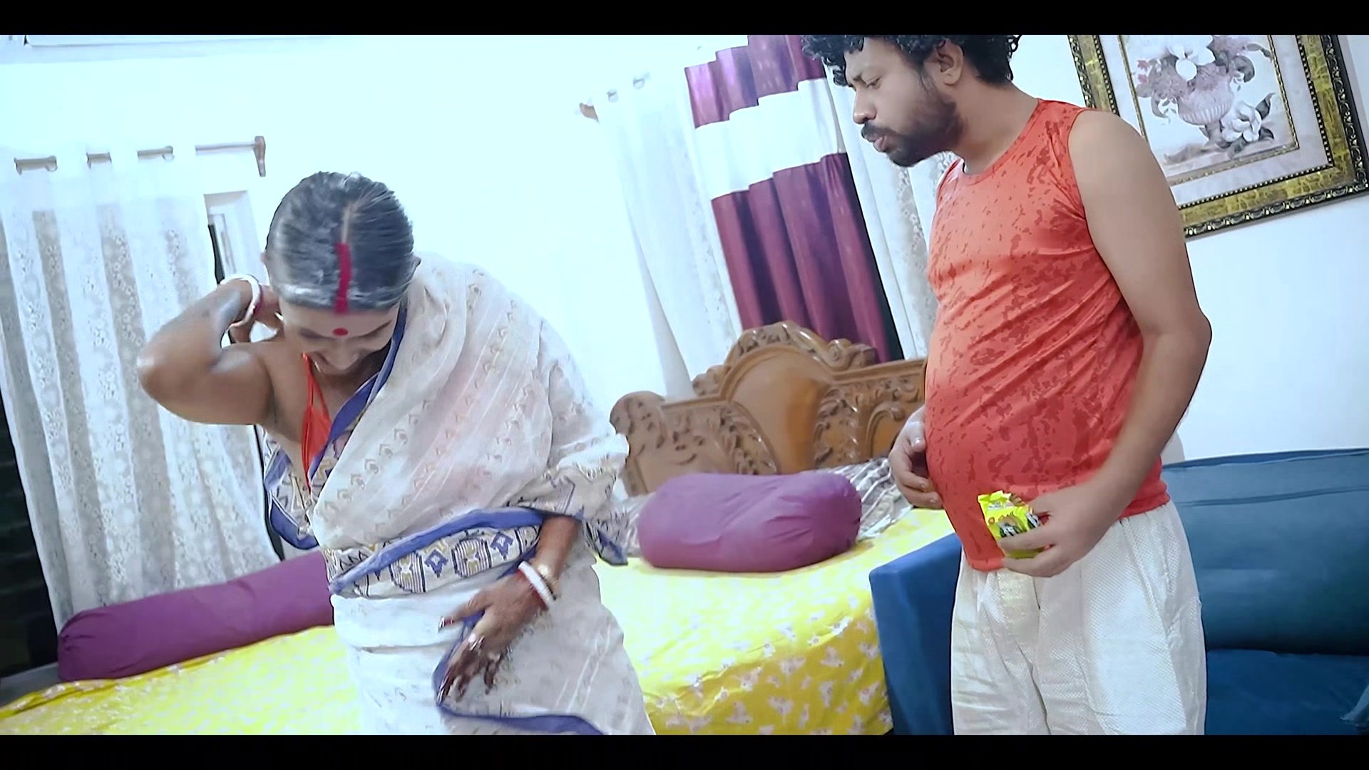 Sudipa Playing A Role Of Mature Indian Aunty Having Sex With Young Man