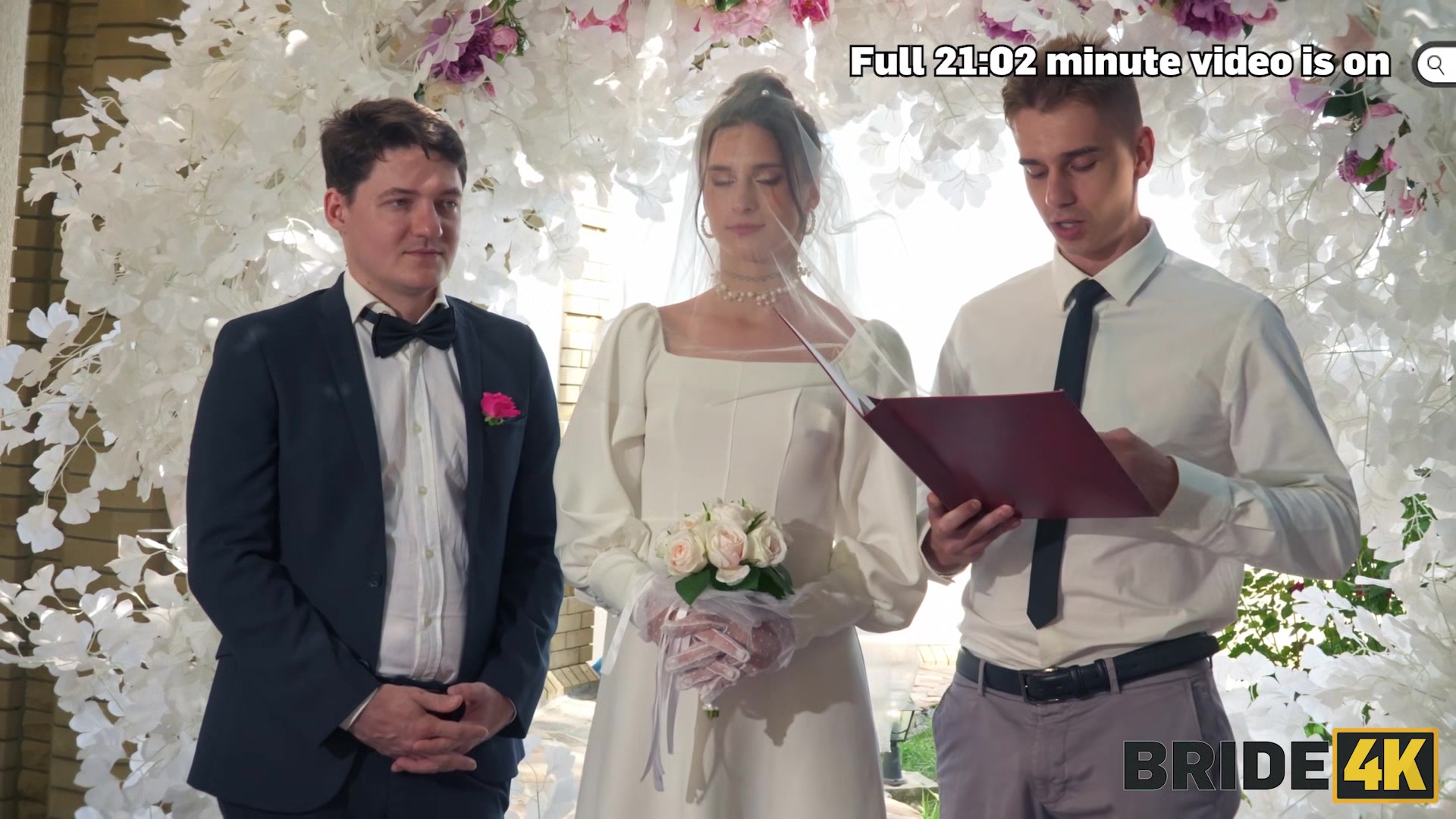 BRIDE4K. A real wedding anal fuck, Bride was nailed by a toastmaster