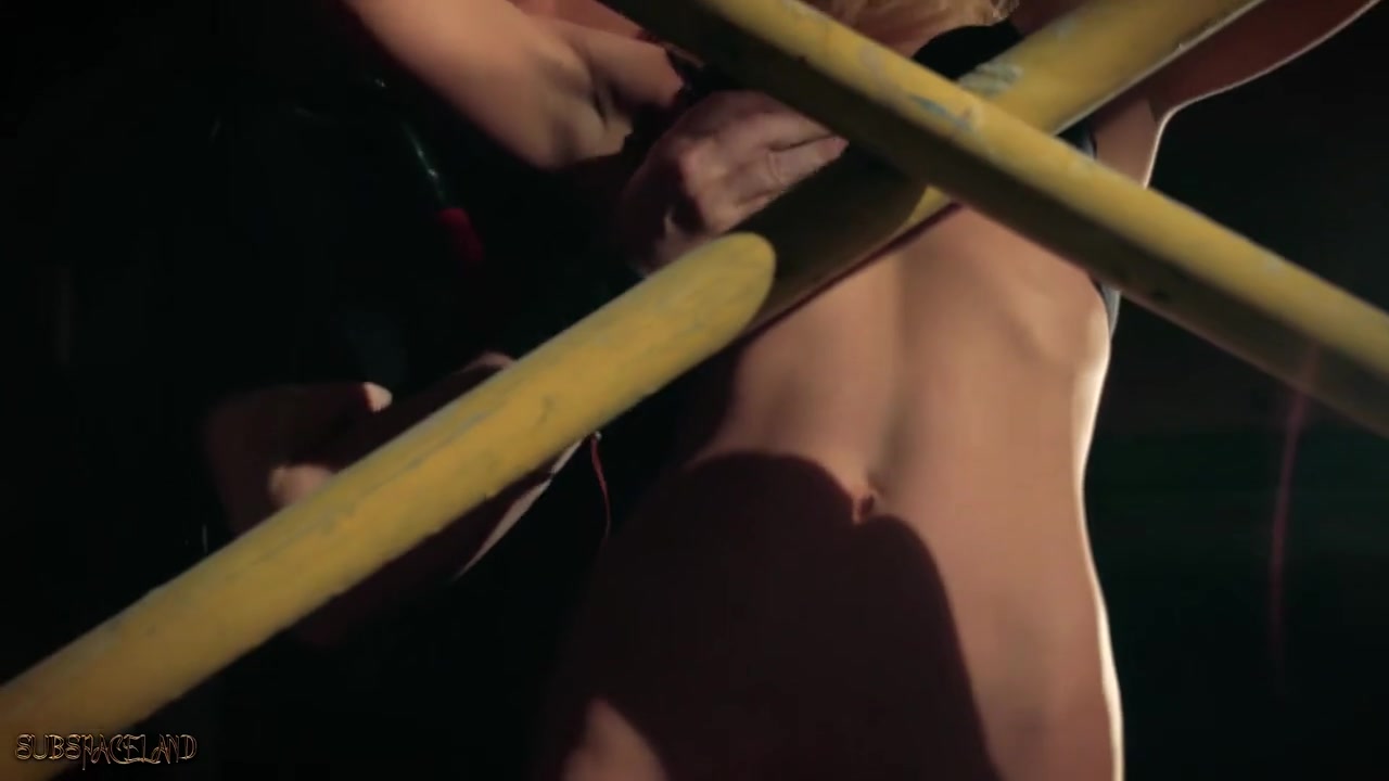 Naughty submissive teen 18+ gets punished with bondage and spanking