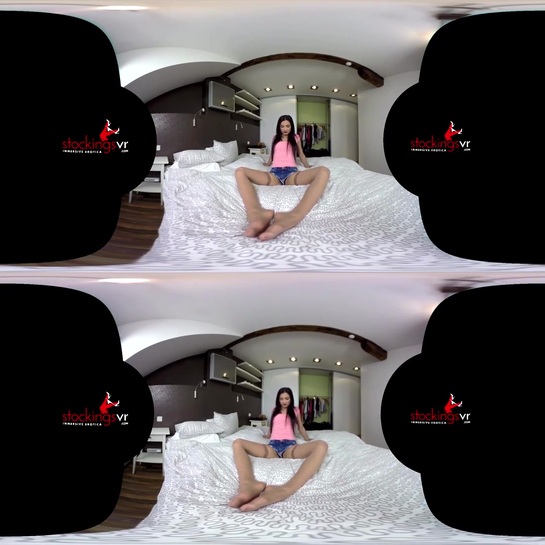 Rosaline Rose in Not So Innocent Rosalie Rosa - StockingsVR