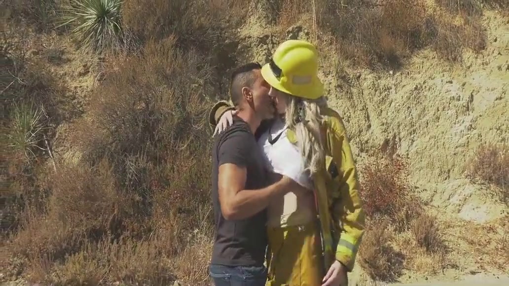 Aspen Brooks And Gabriel D'alessandro - Trans Fire Fighter Gets Her Tight Hole Banged