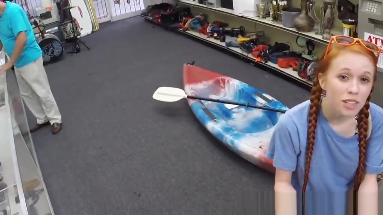 Redhead teen 18+ pussyfucked by pawnbroker