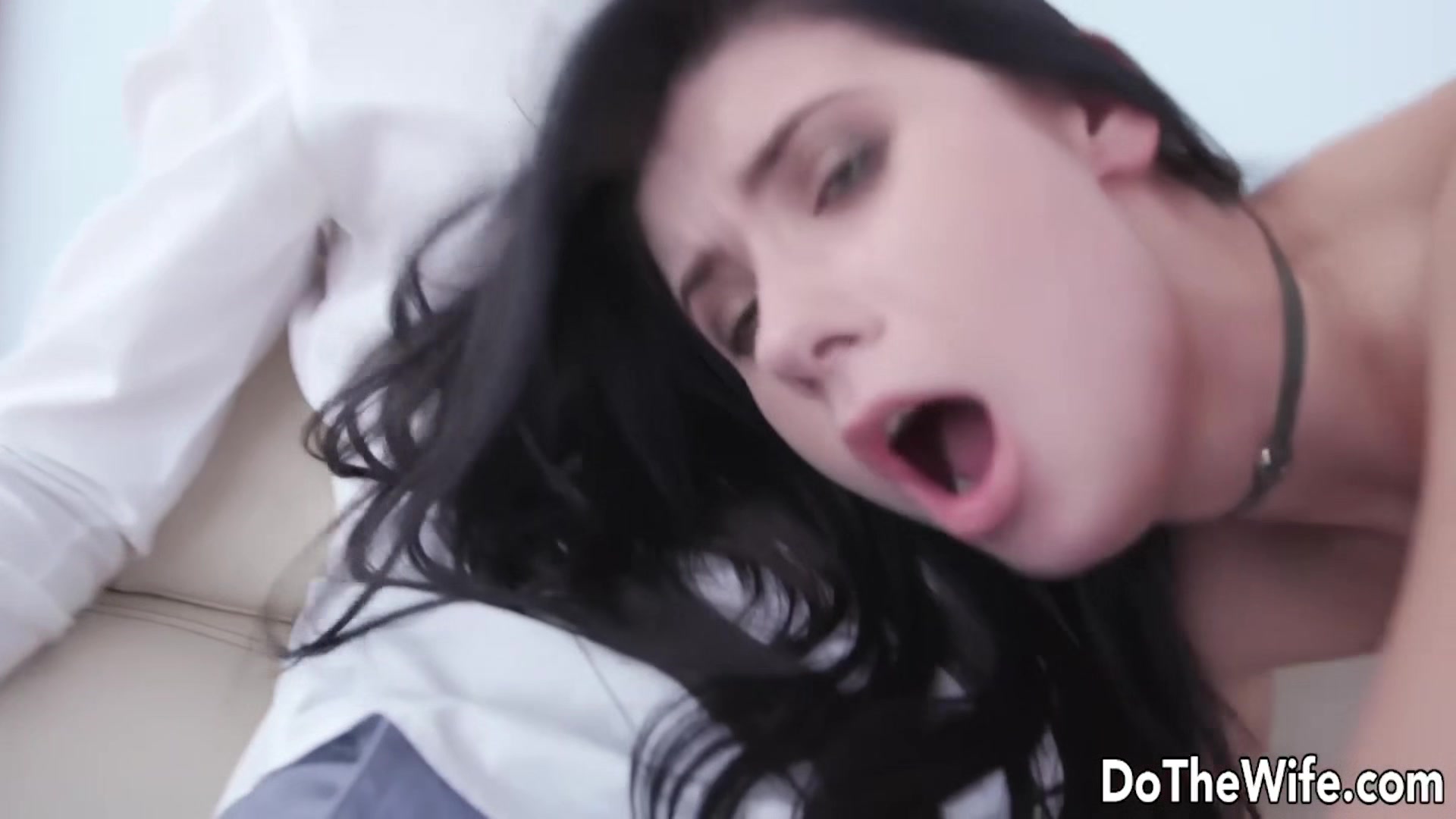 Petite Housewife Nicole Black Rubs Her Pussy While Getting Ass Fucked
