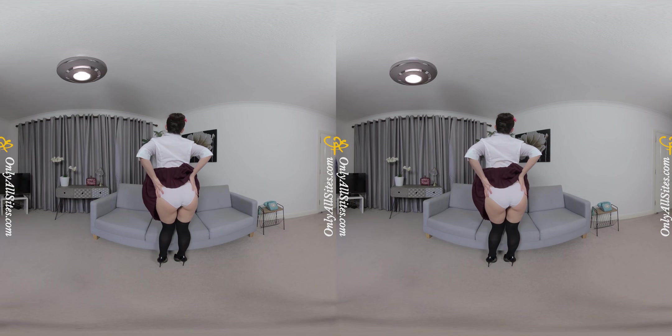 Jamie Jones - Naughty Strips After Class - OnlyTease