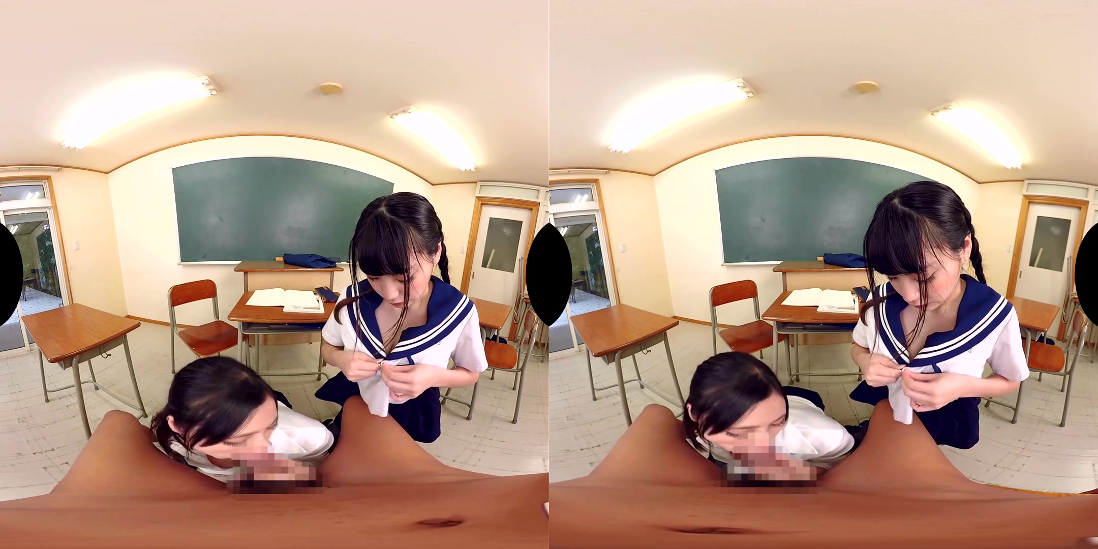 Aimi Yoshikawa & Miyu Amano in Aimi Yoshikawa & Miyu Amano schoolgirls 18+ Battle Over Your Dick! - KoalaVR