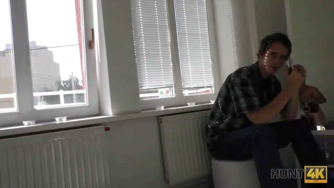 HUNT4K. Beautiful teen 18+ tries sex for money with skillful neighbor