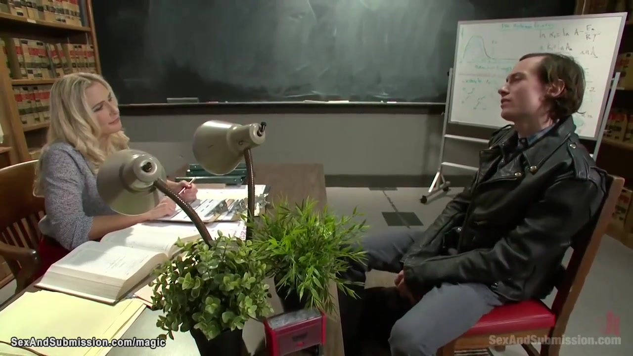 student 18+ Fucks Bound Busty Professor