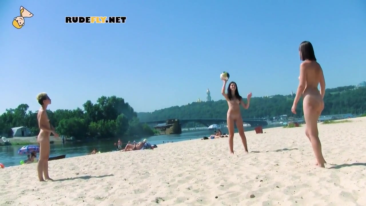 Girl Filmed By A With A