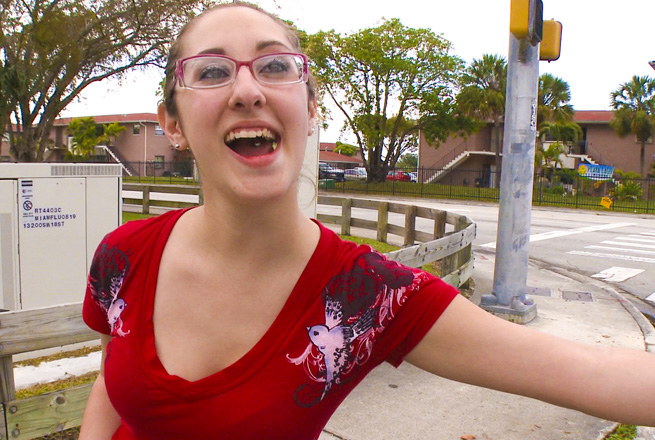 Saved by the glasses!