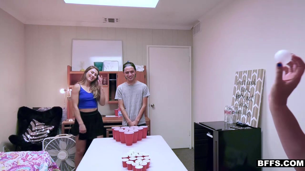 BFFS - Strip Pong Game Turns Into Orgy At College