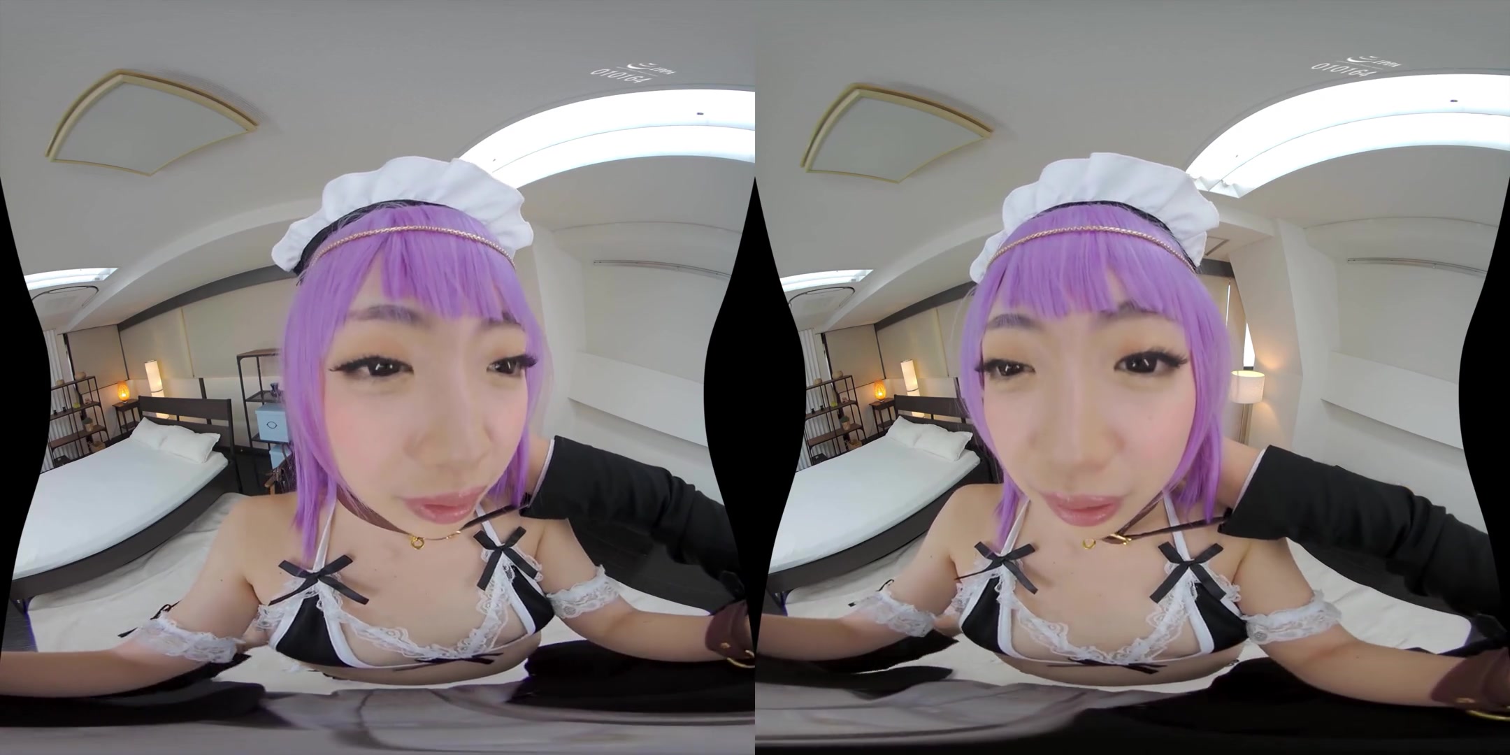 Cumming Inside Elf Maid; Purple Hair Cosplay Creampie Sex
