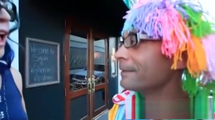 slutty shelady sucking And nailing Clown knob