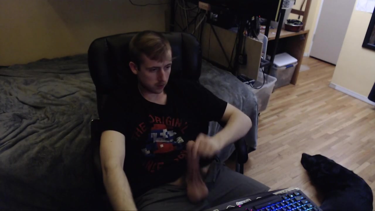Edging My Dick And Rubbing Frenulum Area On Big Hard Uncut Cock Sexy Dude