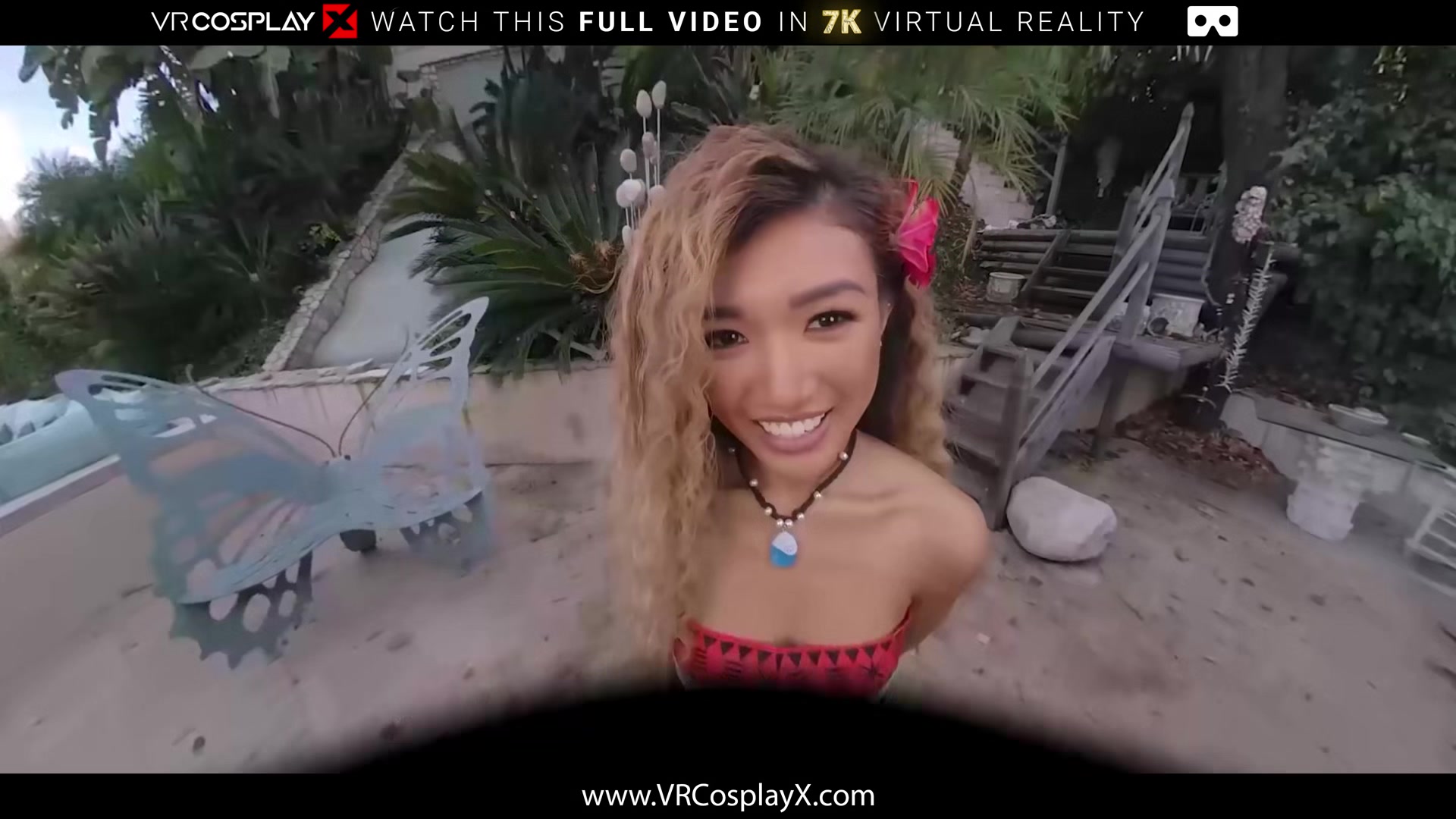 Asian Babe Clara Trinity As MOANA Is Wet Like The Ocean