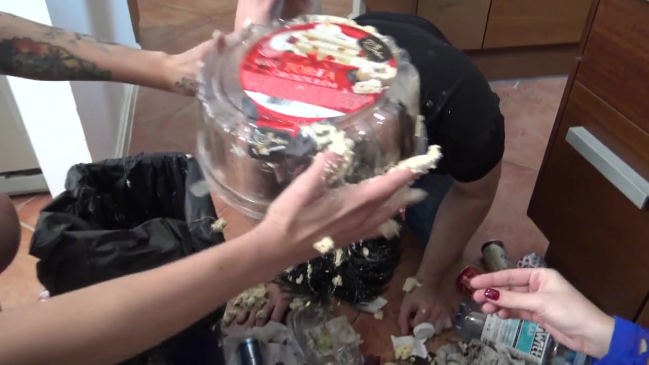Garbage boy video Brat Girls condom and garbage tyranny by Femdom Austria