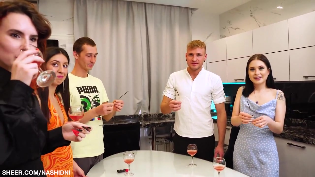 We Made A Group Sex Orgy Party For The Chiming Clock Disdiger With Leo Dee, Katty West And Skye Young